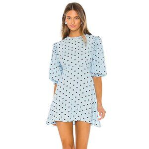 Faithfull The Brand Edwina Mini Dress in Sylve Dot Print